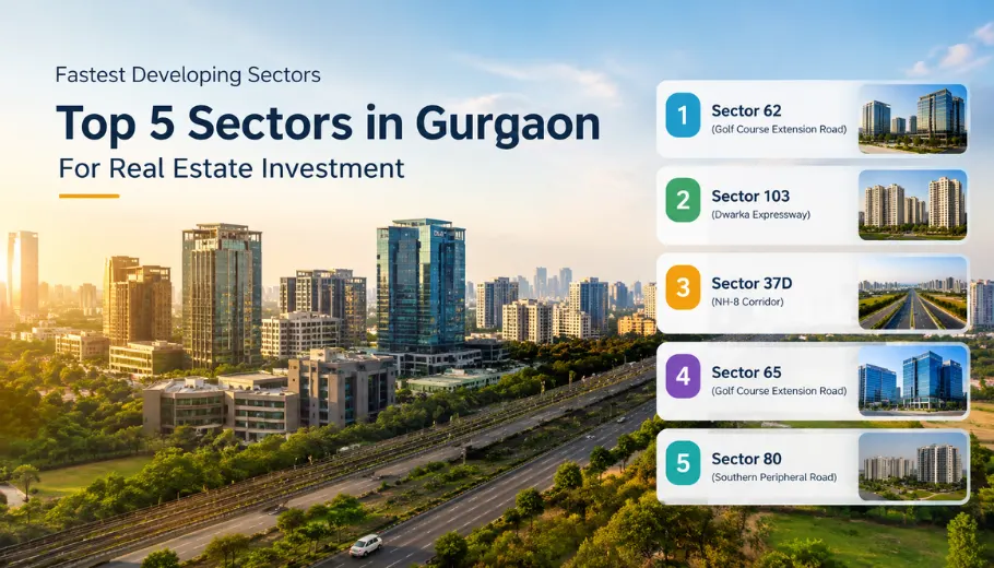 Top Fastest Developing Sectors in Gurgaon (2026 Guide)