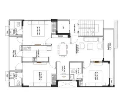 3.5 BHK