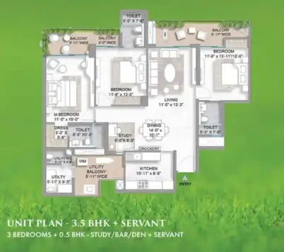 3.5 BHK