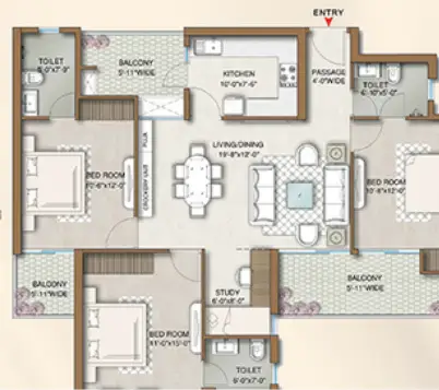 3.5 BHK