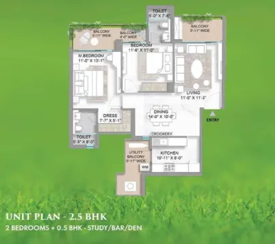 2.5 BHK